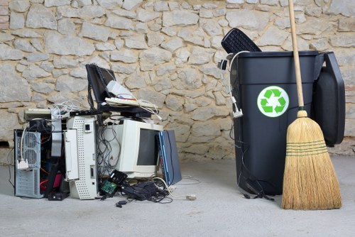 Removing office furniture and equipment from a commercial property in Acton