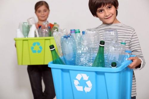 Local waste collection service handling domestic waste in Acton